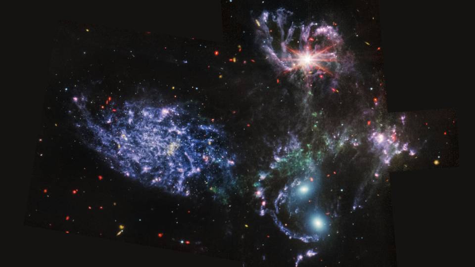 A group of five galaxies
