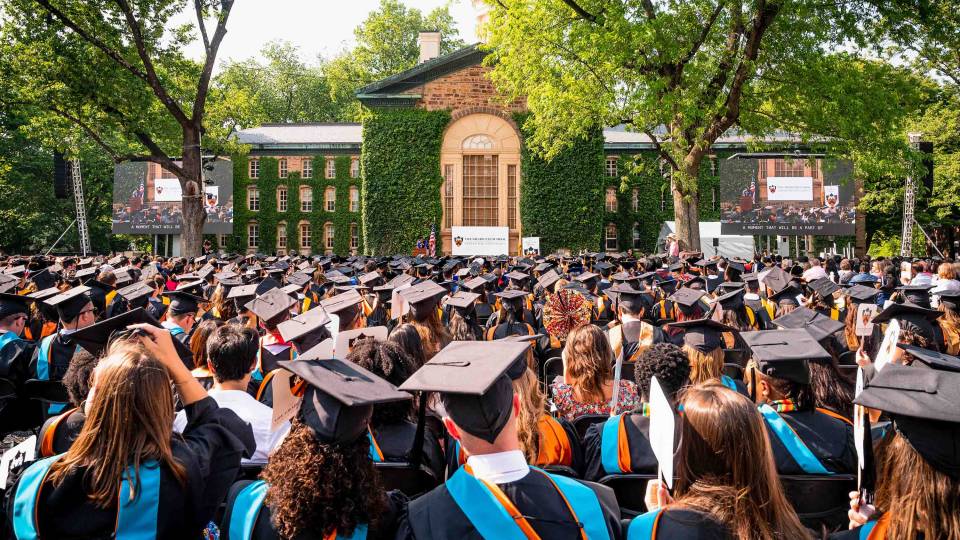 The Hooding Ceremony on Cannon Green 2023
