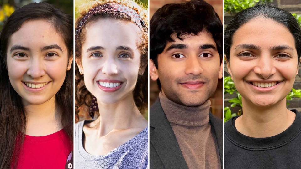 Goldwater scholars smiling