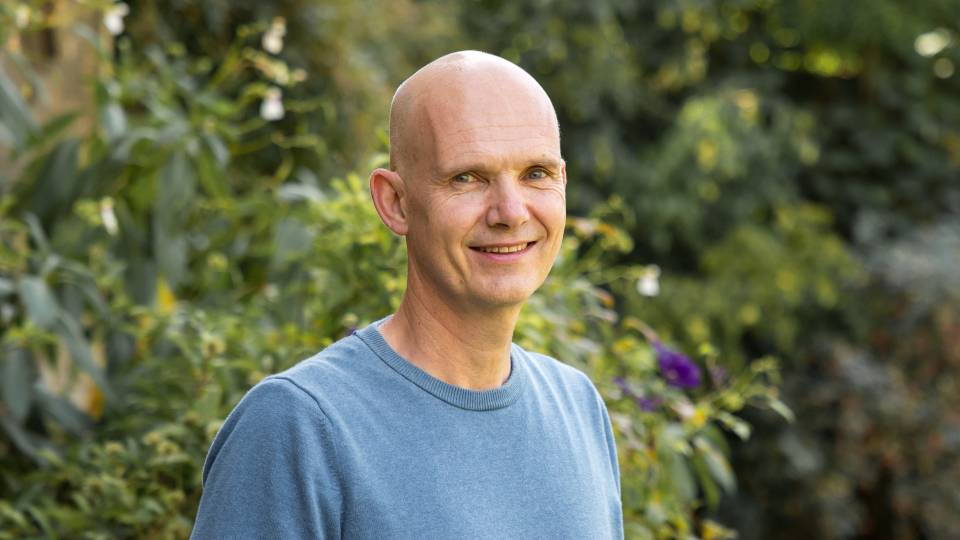 Chemist Iain McCulloch smiling