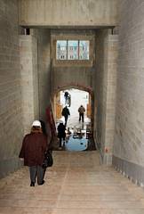 stairs through the North Hall passageway
