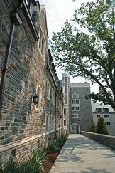 Walkway along North Hall
