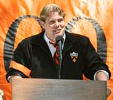 Mark Bur speaking to the class