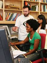 Daniel Oppenheimer with PSURE students