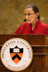 Justice Ginsburg at the podium