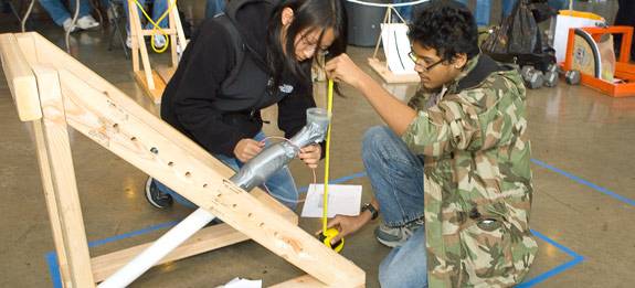Readying the catapult
