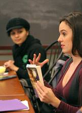 Vazquez discussing book