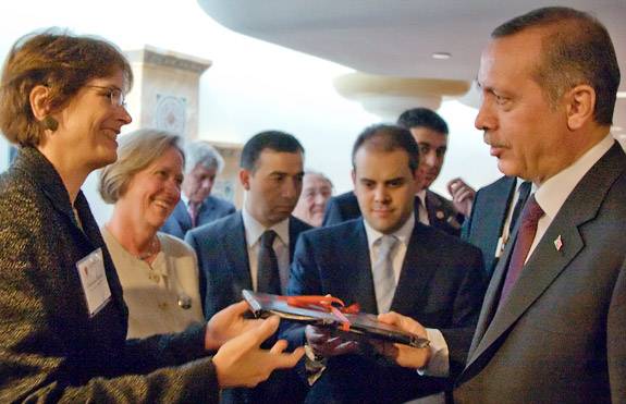 Tilghman and Paxson with Erdogan