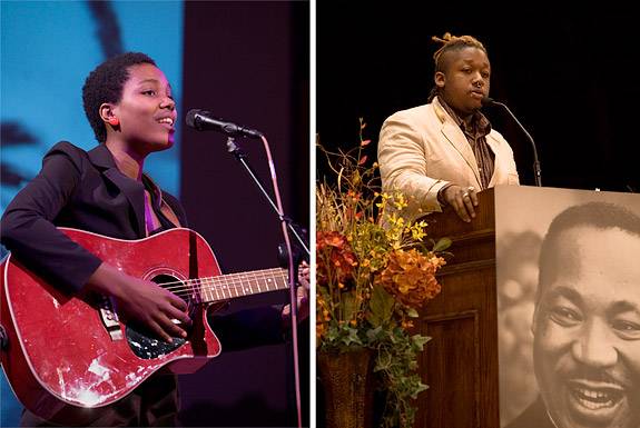 Musical performance and spoken word