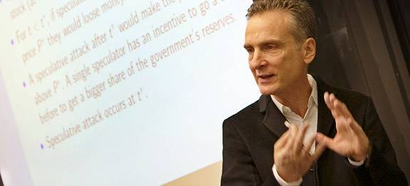 Scheinkman lecturing