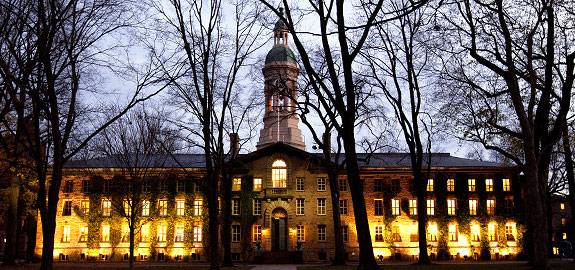 Twilight Nassau Hall