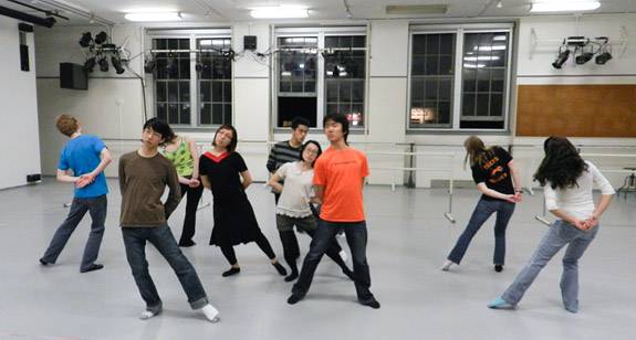 Eugene Onegin dance rehearsal