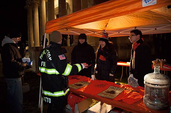 Bonfire Sunday night typhoon