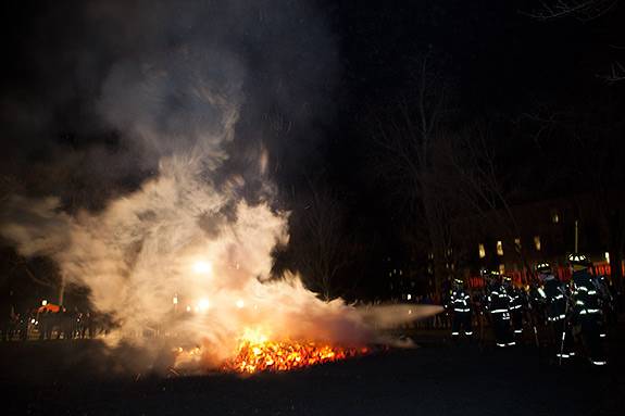 Bonfire Sunday night end