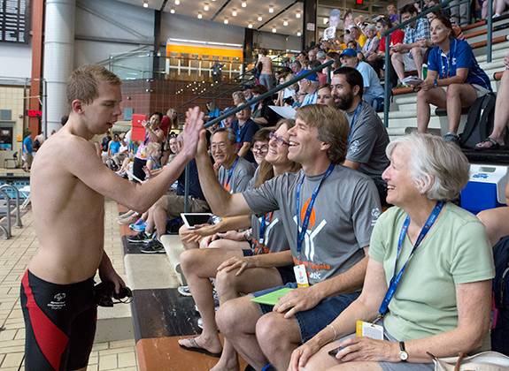 Special Olympics athletes