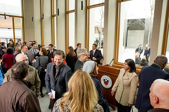 Arts and Transit ribbon cutting train station