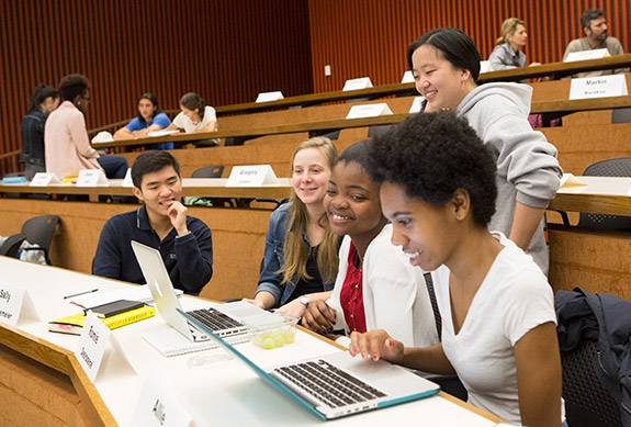 Sophomore Entrepreneurship class