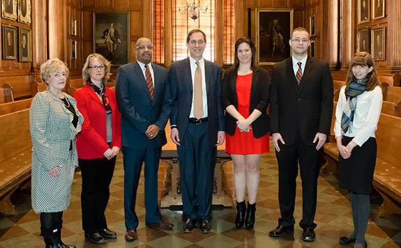 President Eisgruber and Princeton employees