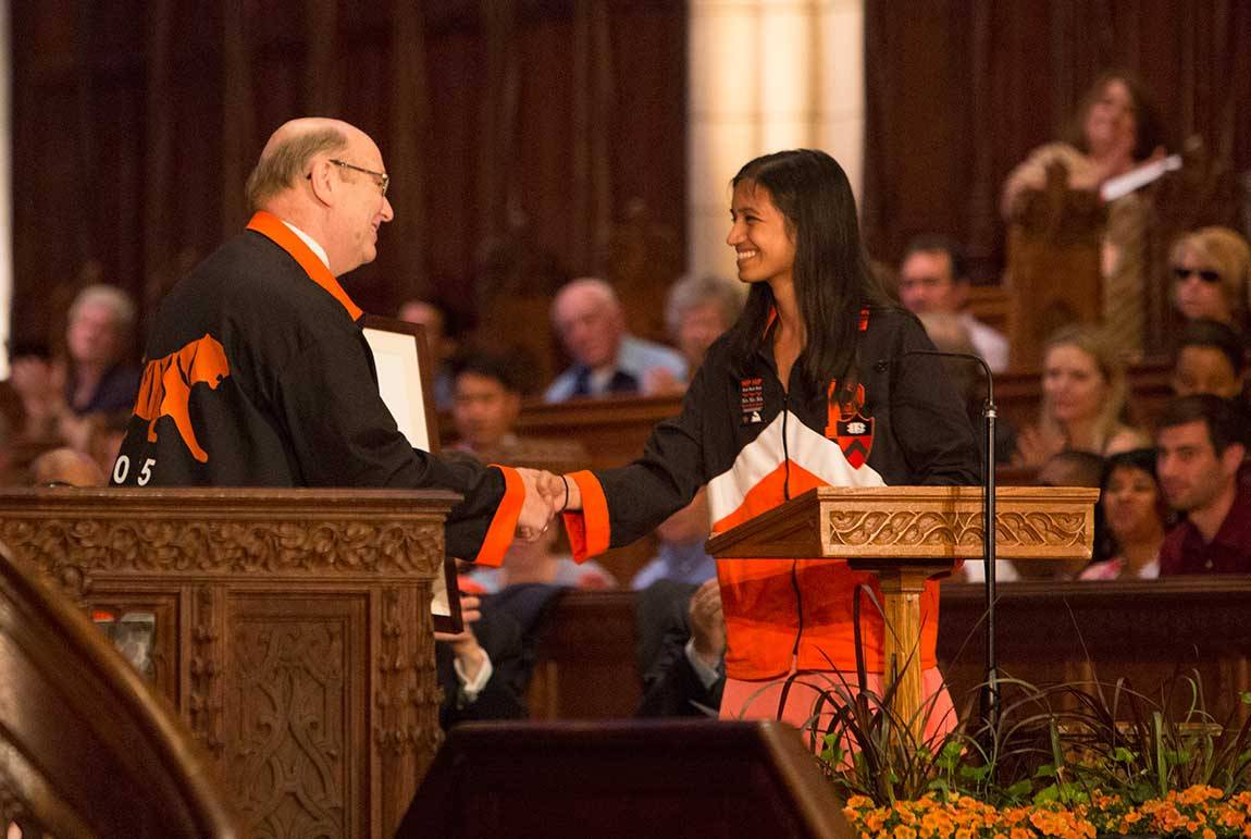 Class Day 2015 Charlie Krank with Samisha Bansal