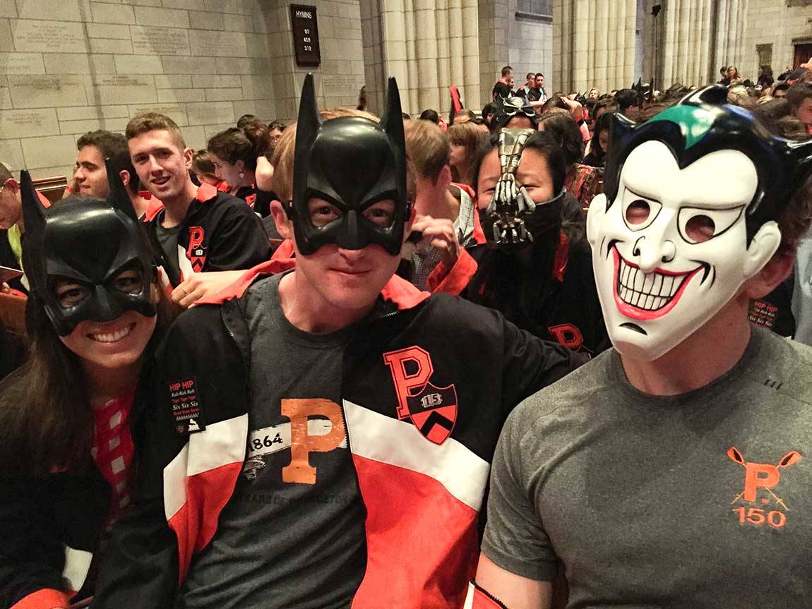 Class Day 2015 Batman masks