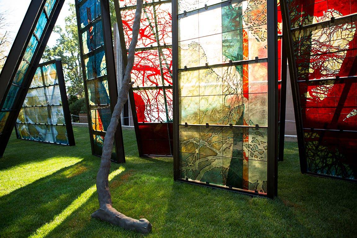 Starn "(Any) Body Oddly Propped" sculpture detail