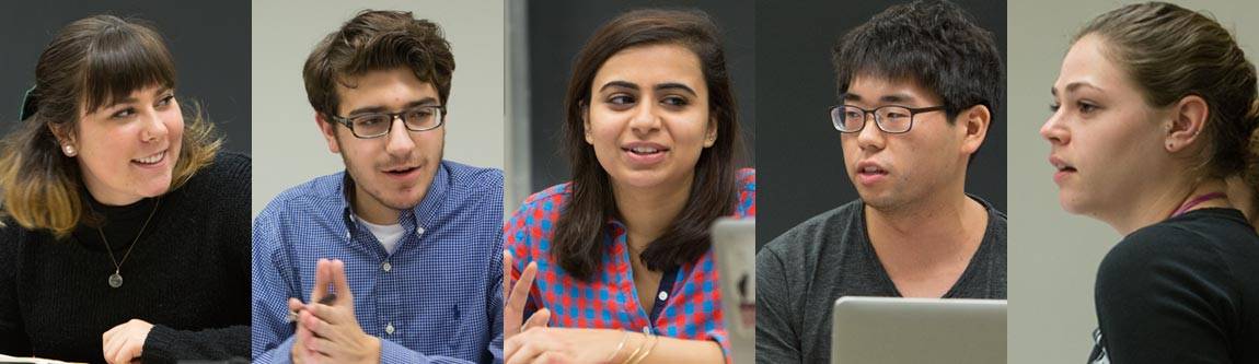 Lederman Ethics Class Snapshot student faces