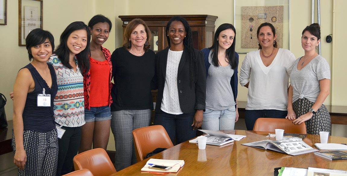 Princeton postdocs: Alecia McGregor, fifth from left