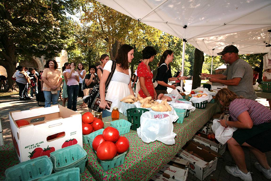 Campus farmer's market