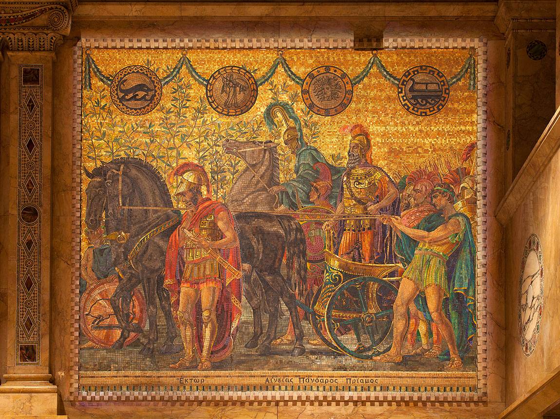 Richardson Auditorium in Alexander Hall mosaics