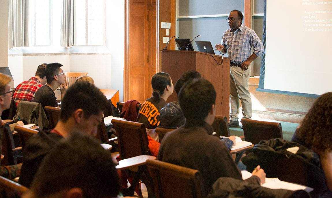 What I think: Dan-el Padilla Peralta in classroom