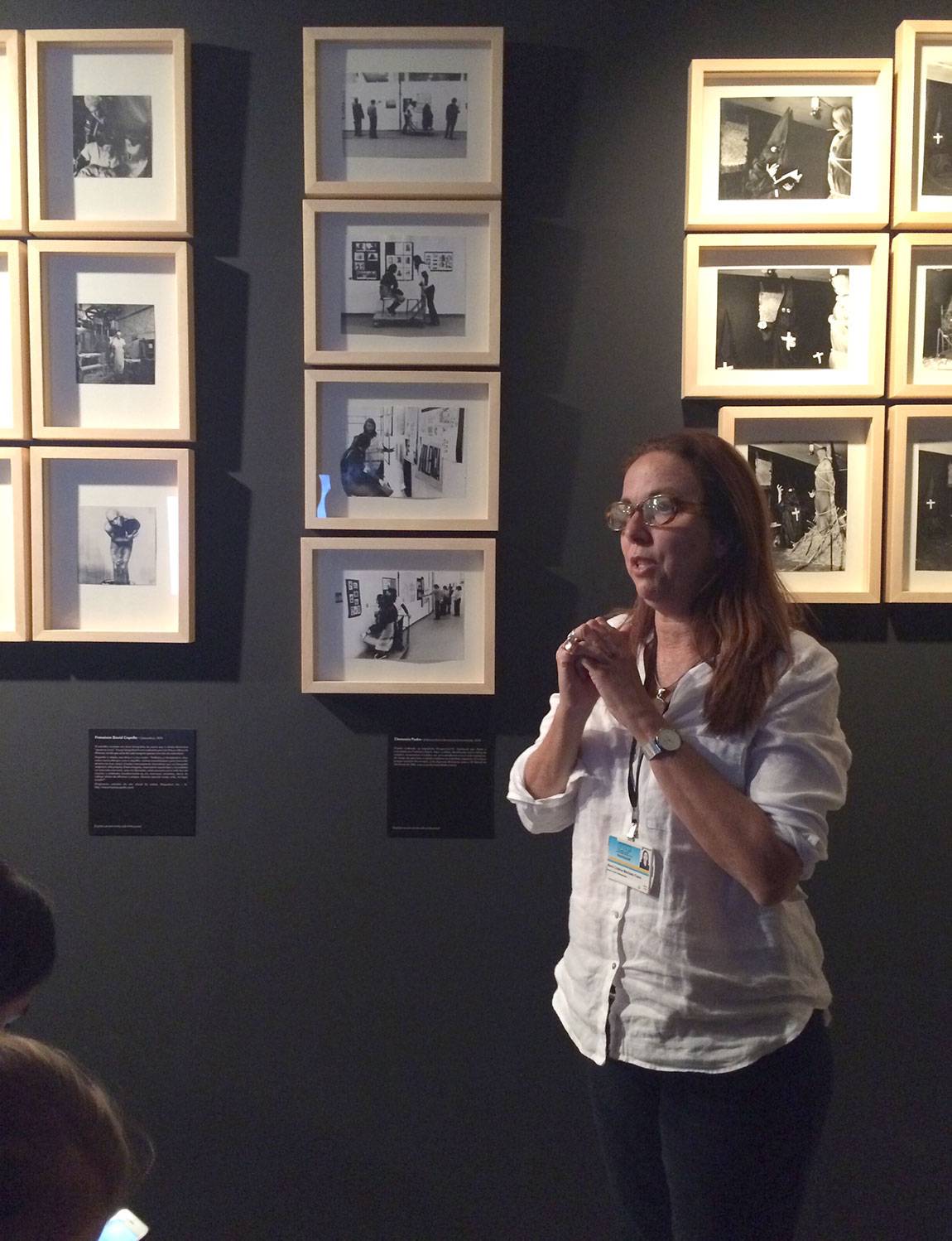 Professora Cristina Freire from the Museum of Contemporary Art of the University of São Paulo