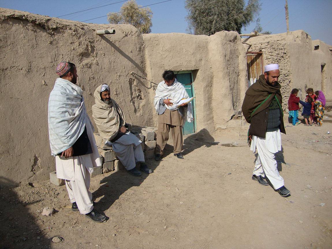 Photo taken during data collection in Afghanistan