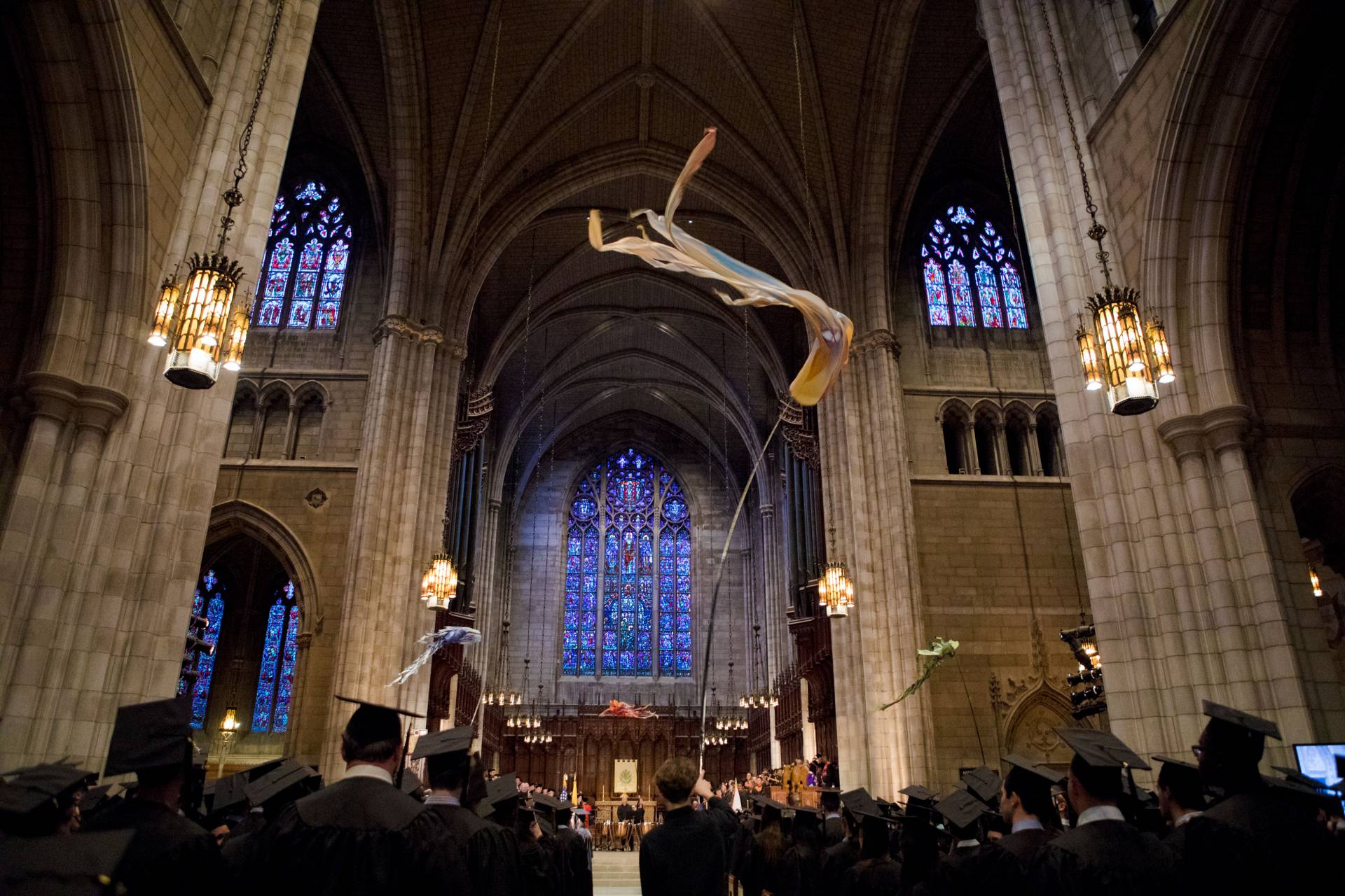 Baccalaureate ceremony inside chapel 