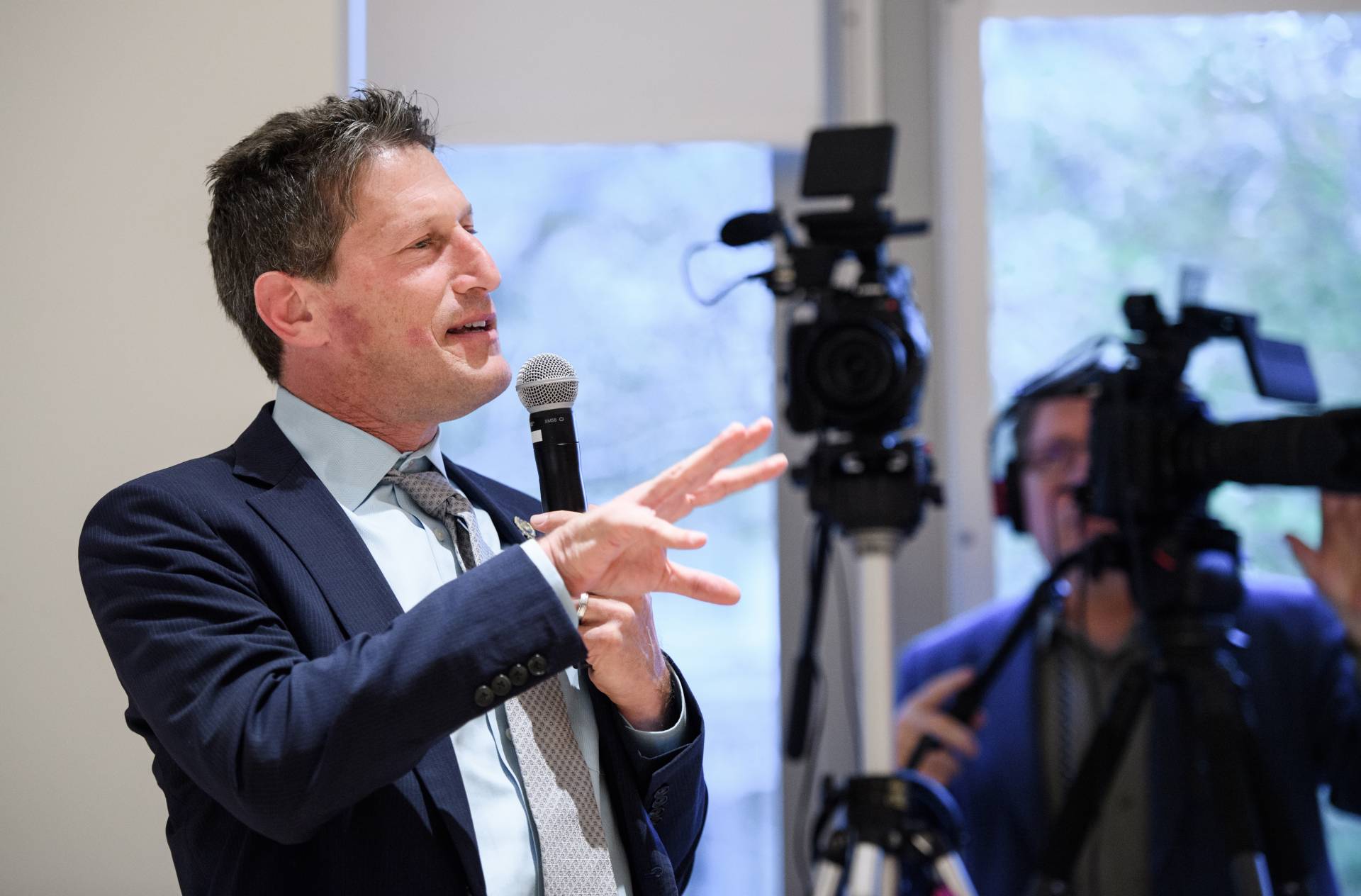 Andrew Zwicker speaking