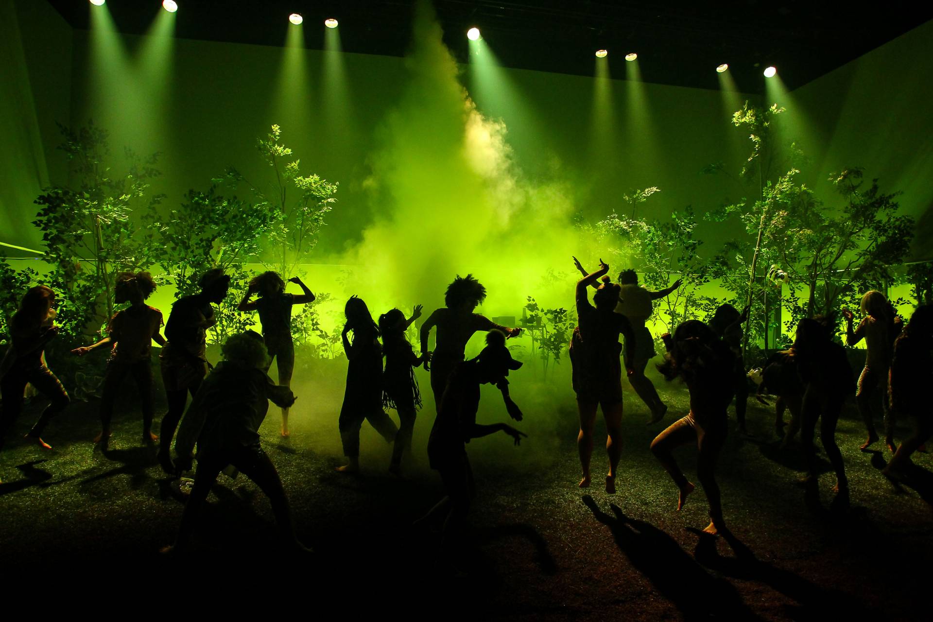 Scene from dress rehearsal of GURLS