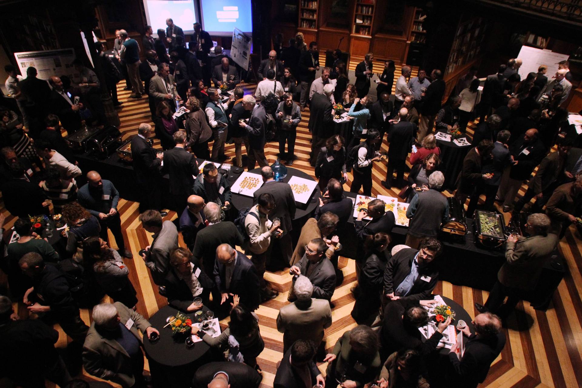 Crowd in Chancellor Green during Celebrate Princeton Invention reception