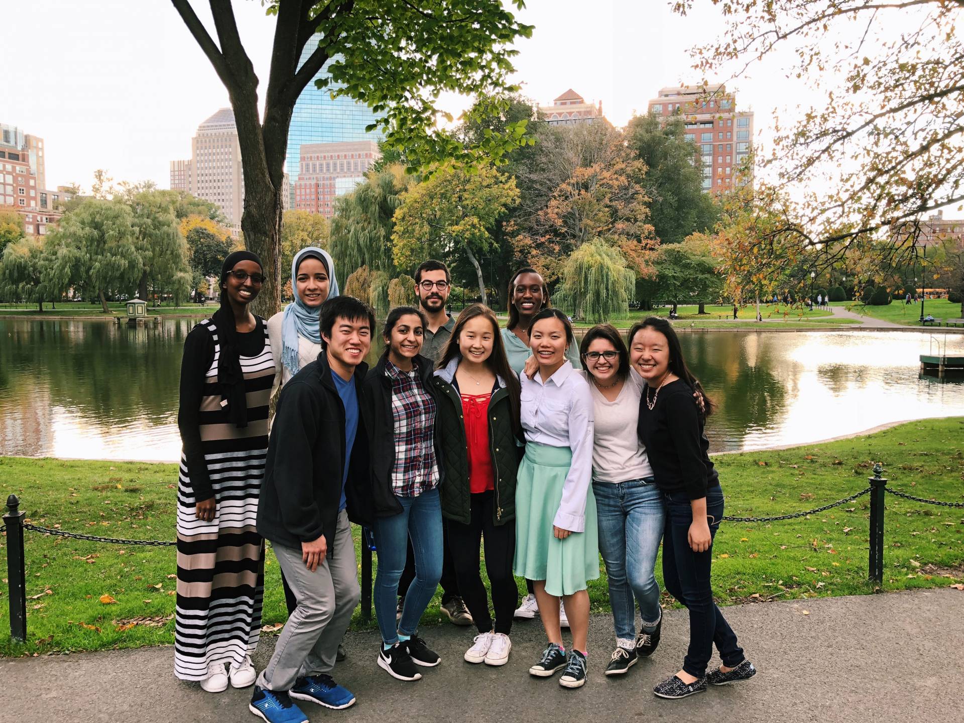 Students in Boston Commons