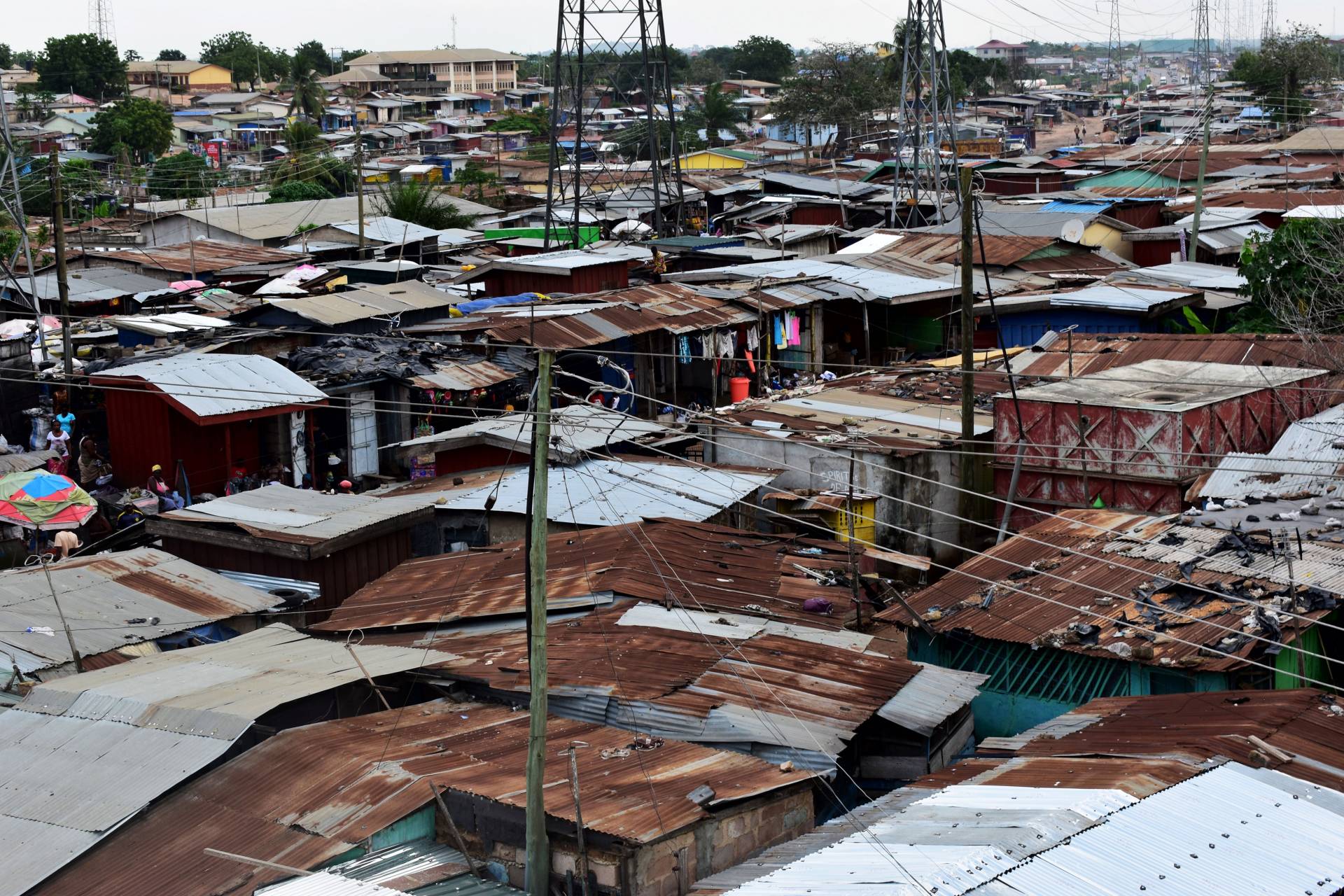 Buduburam — a refugee camp west of Accra, Ghana