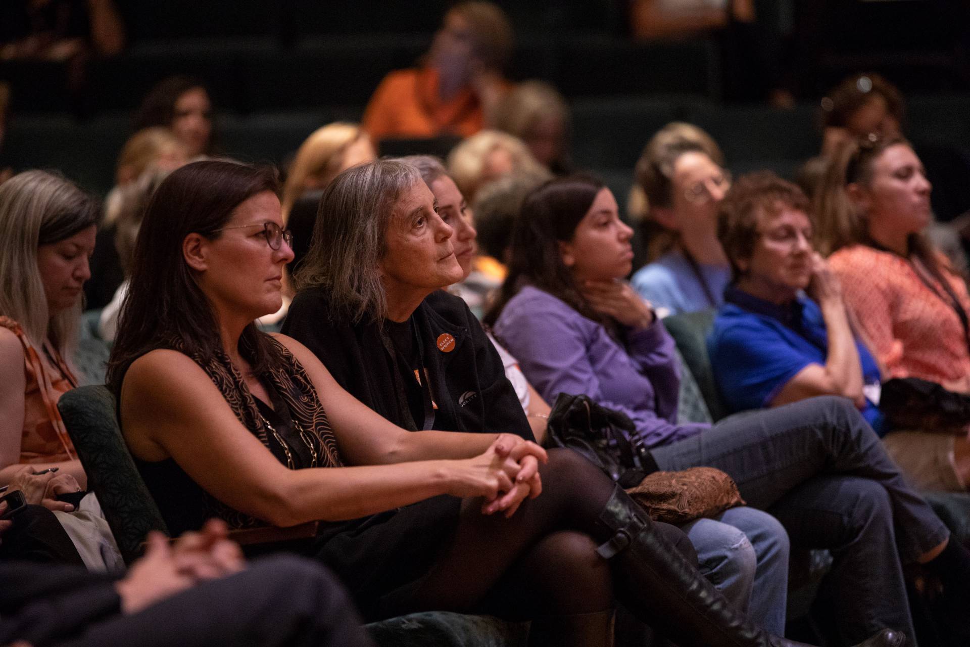 Audience listening to panel discussion