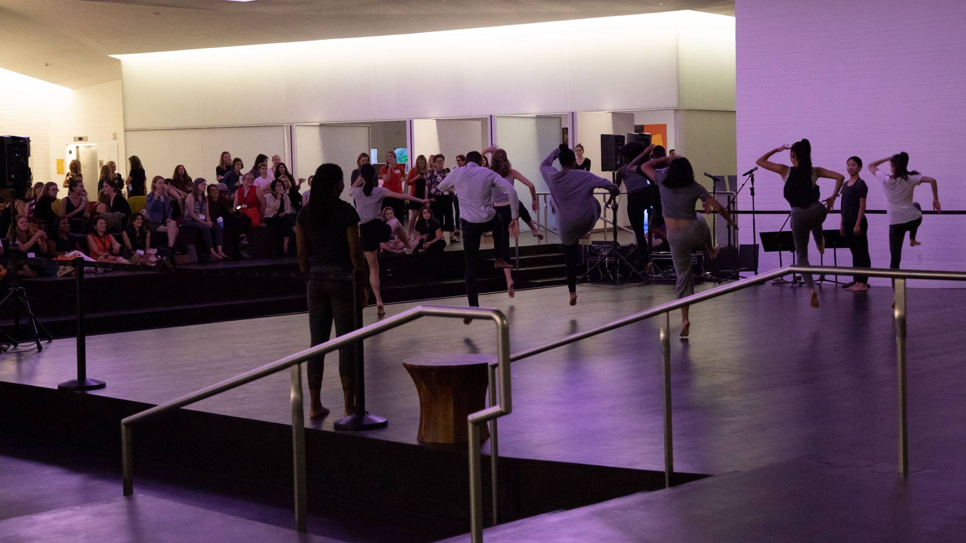 Dance performance at Lewis Center complex