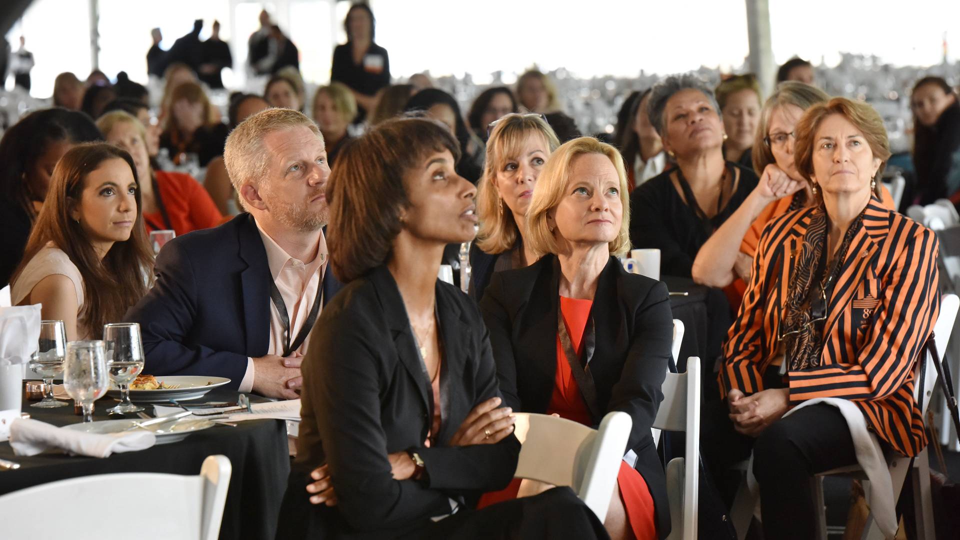 Audience listening to Terri Sewell at She Roars