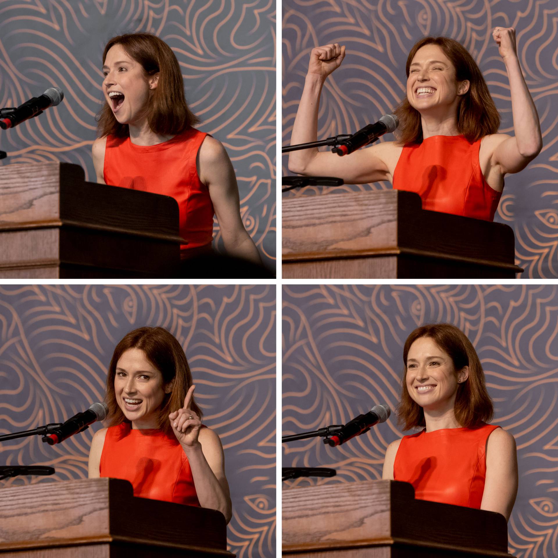 4 faces of Ellie Kemper