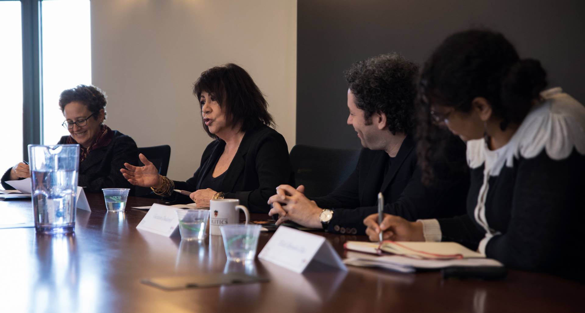 Mellissa Lane, Patricia Fernandez-Kelly,  Gustavo Dudamel,  Ekédi Mpondo-Dika