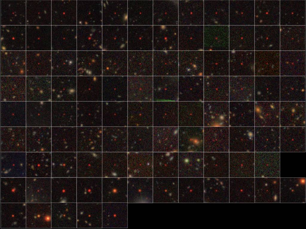Set of 100 quasars identified from HSC data