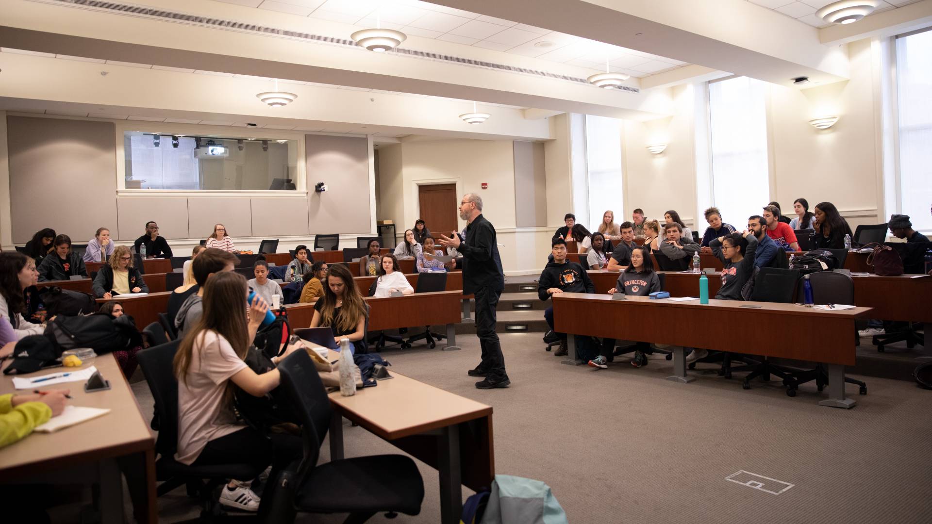 Joao Biehl teaching a class