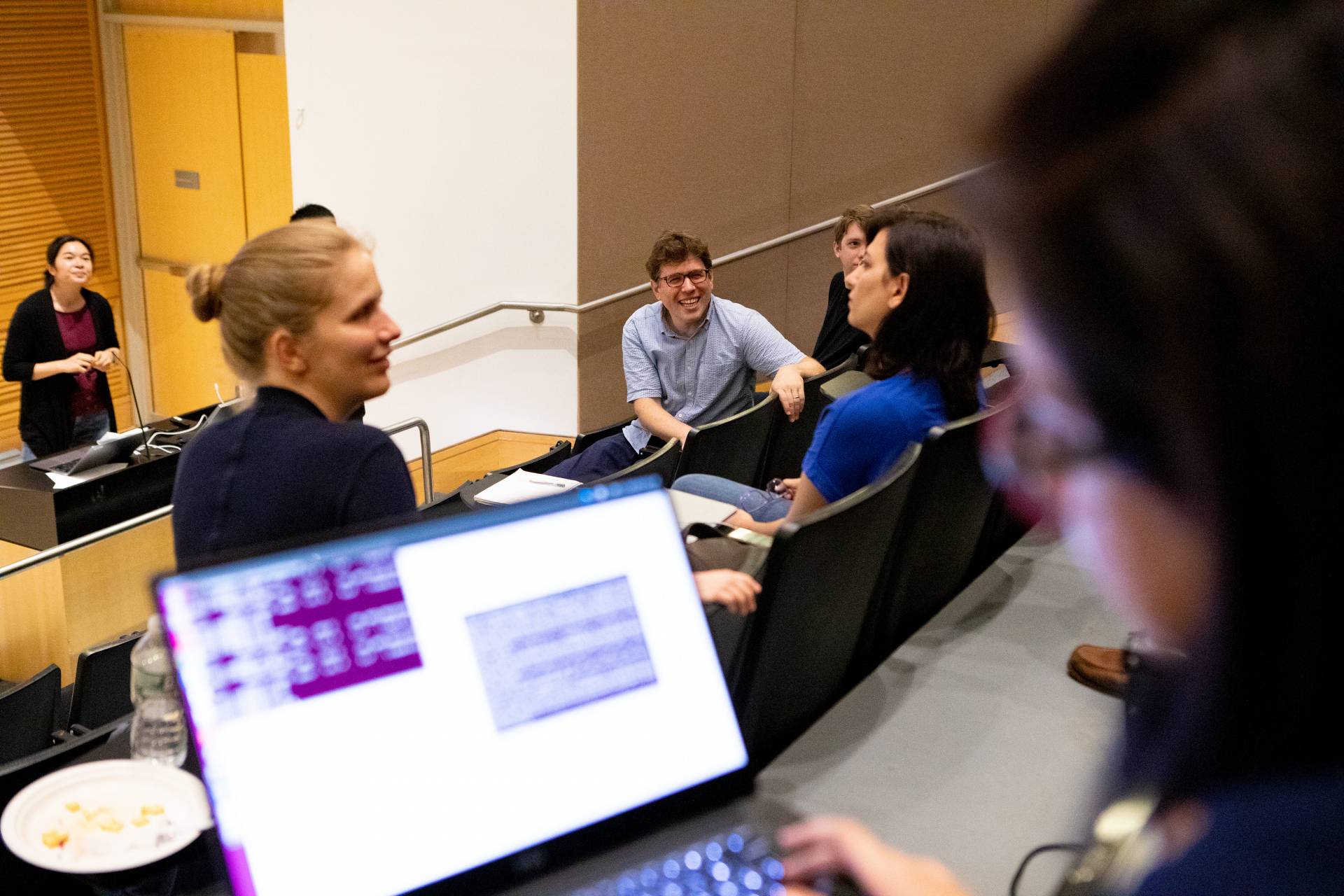 Students participate in class activitiy