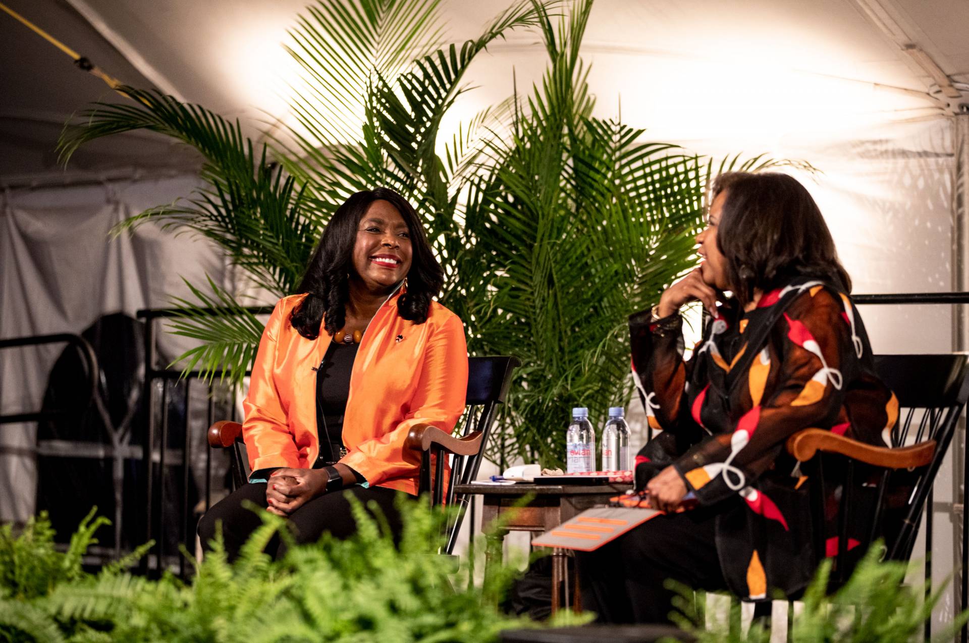 Terri Sewell speaking on stage