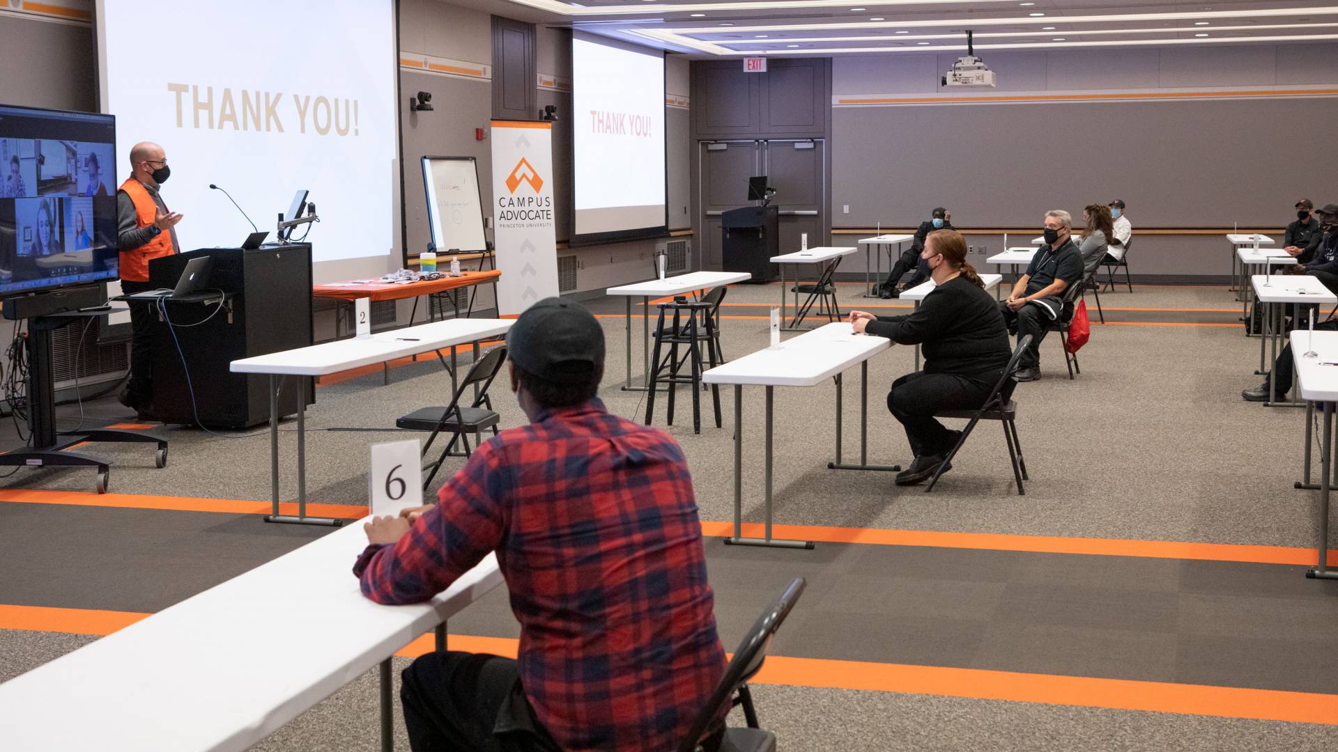 Socially distant training for campus advocates