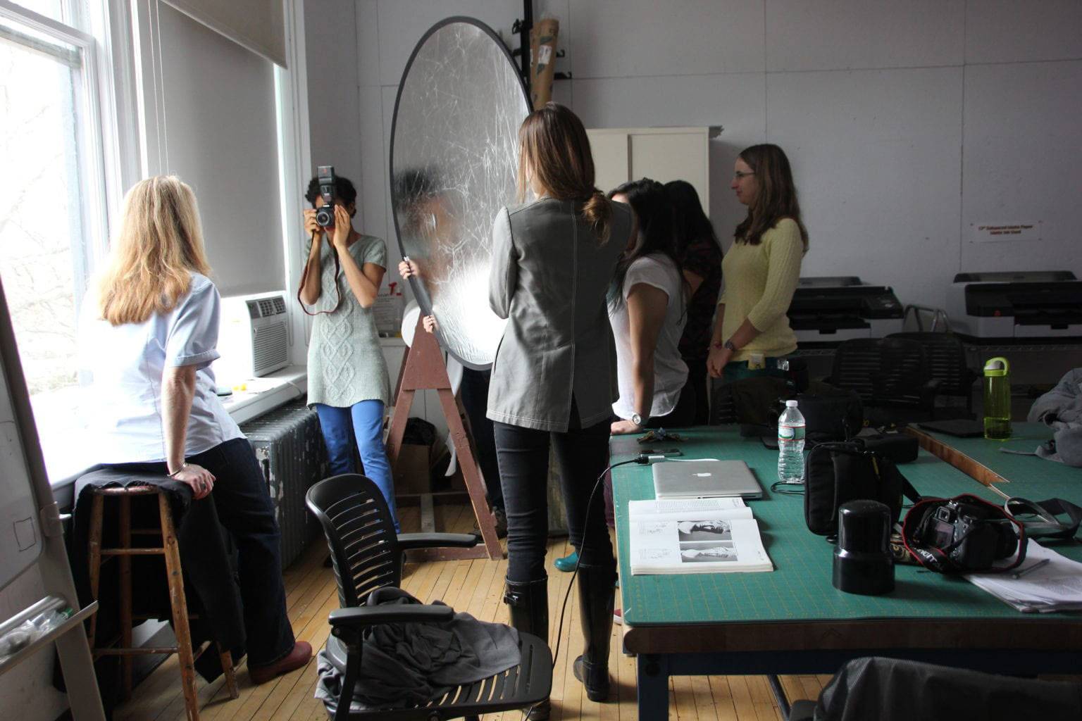 Deana Lawson teaching a class