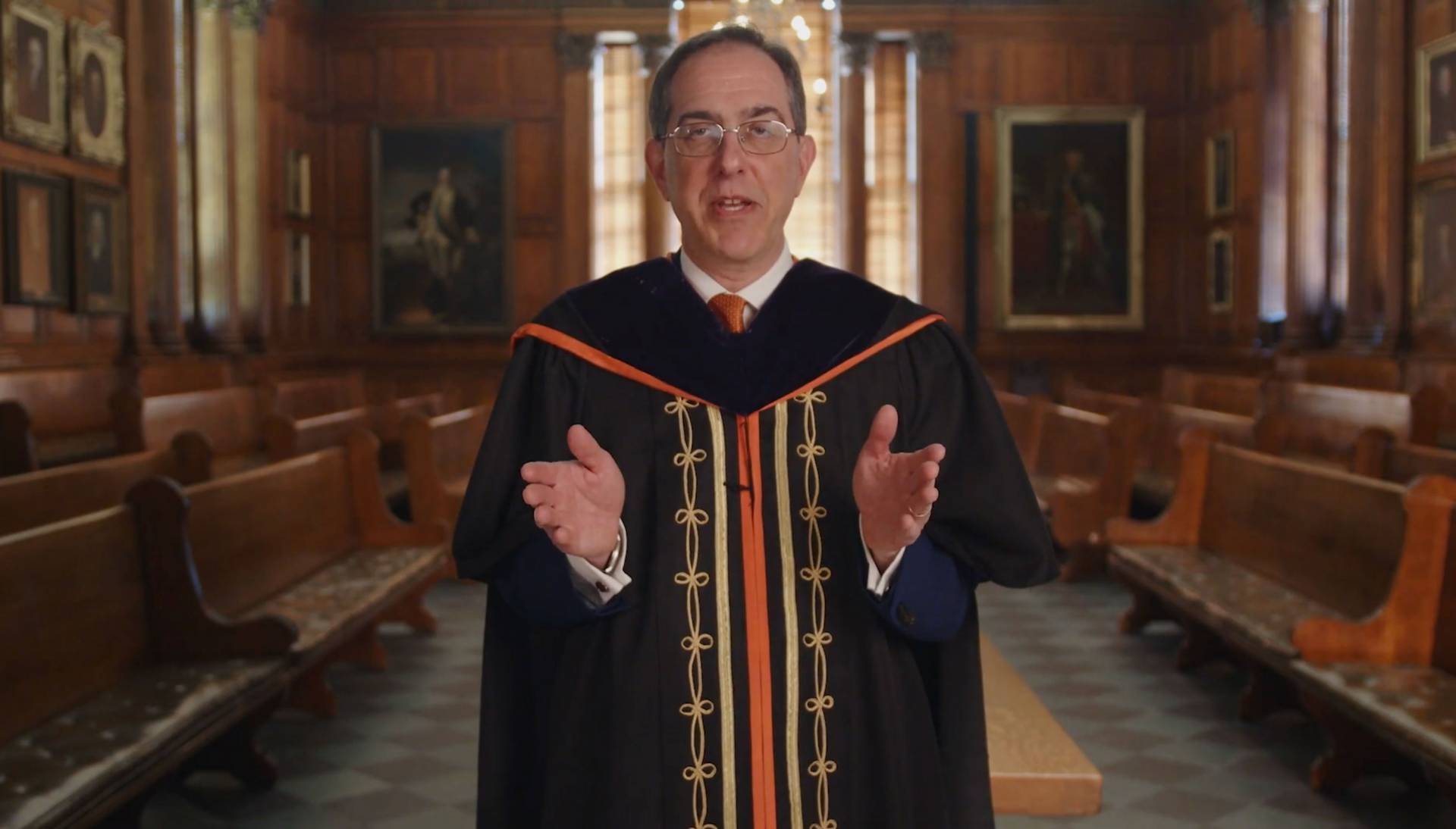 Christopher Eisgruber delivers Hooding address